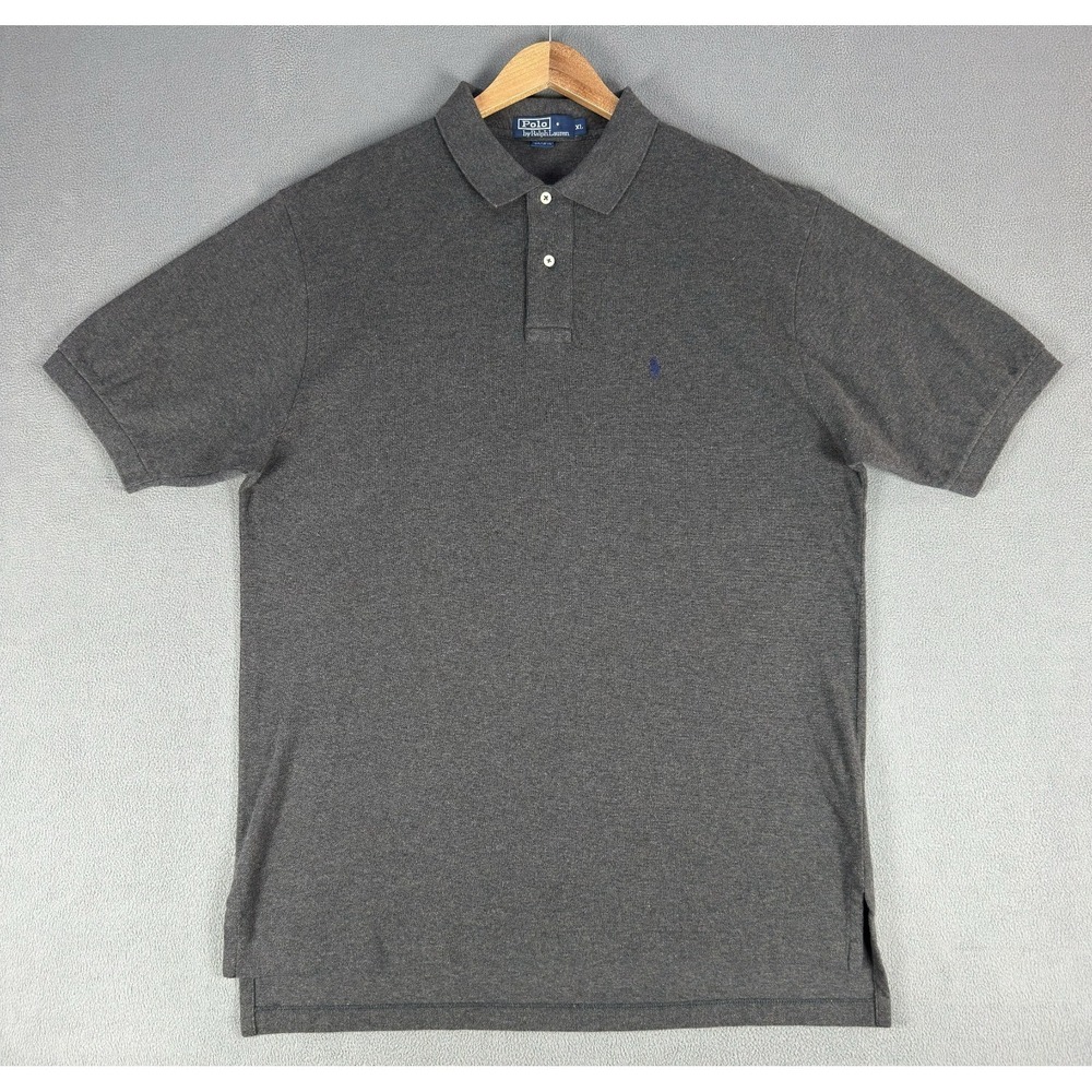 Ralph Lauren Polo Shirt Lot of 2 Mens XL Dark Grey Smart Casual Office Prep Pony - Picture 6 of 12